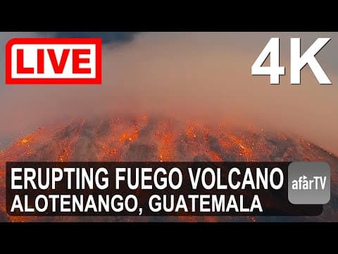 Volcán de Fuego live poster