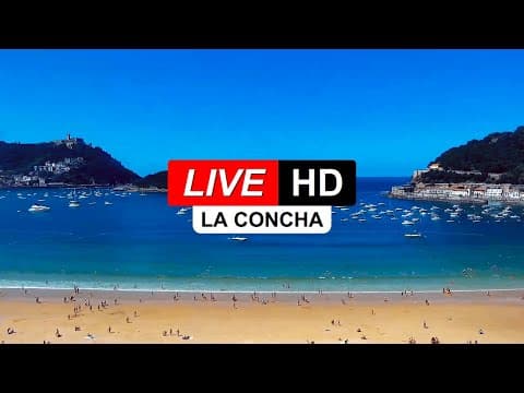 La Concha Beach live poster