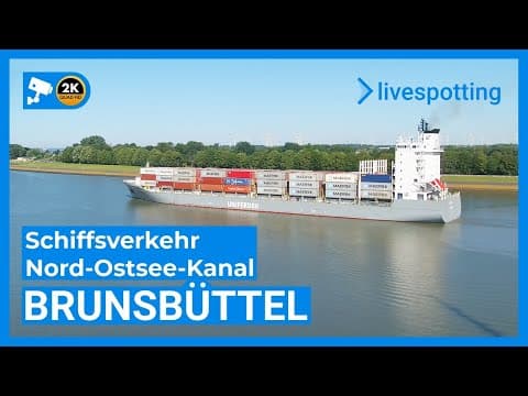 Kiel Canal Ship Traffic live thumbnail