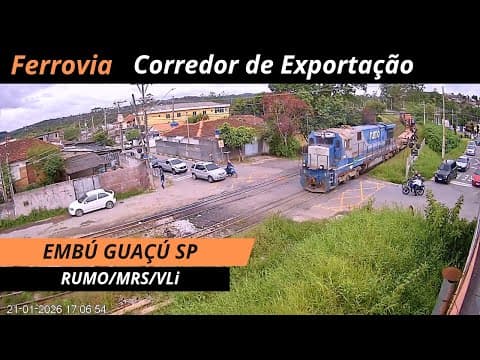 Embu-Guacu Railway Crossing live thumbnail