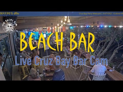 The Beach Bar, Cruz Bay live poster