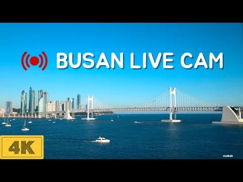 Gwangalli Beach & Gwangan Bridge live thumbnail